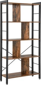 Industrialny Regał Nowoczesny Stojący 140 Cm N2-T76