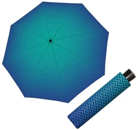 Fibre Mini Strong niebieski - składany parasol damski