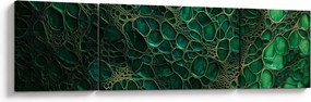 Obraz - Zielony mikroskopowy obraz (170x50 cm)