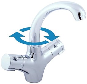 RAV Slezák TRM26.0 - Termostatyczna bateria umywalkowa TERMO 23,5 cm, błyszczący chrom