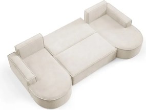 Narożnik MOLLY XL wolnostojący układ U z funkcją spania w tkaninie Curio 09 DomoHome