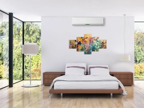 Obraz - Abstrakcyjny obraz natury (125x70 cm)