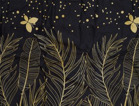 PrzytulneMieszkanie.pl PrzytulneMieszkanie.pl Pościel z mikrowłókna VISATA czarna Rozmiar pościeli: 70 x 80 cm | 140 x 200 cm