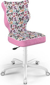 Obrotowe krzesło dla młodzieży Petit White rozmiar 5 (146-176,5 cm) wzory