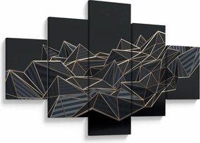 Obraz abstrakcji (125x70 cm)