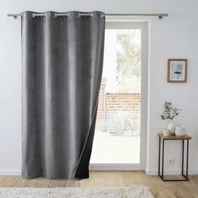 Zasłona termiczna na przelotkach VELVET, warstwa podwójnego polaru z mikrofibry, 140 x 260 cm
