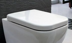Wolnoopadająca deska sedesowa DuroplastWymienna pokrywa do WC CH101 i 101R - Biały połysk