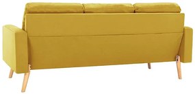 3-osobowa żółta sofa - Eroa 3Q