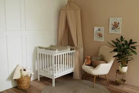 Łóżeczko dziecięce FILIP 120x60 białe LITTLE SKY