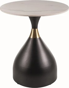 Ceramiczny stolik pomocniczy w stylu glamour Virgo