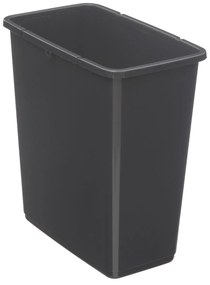 Kosz na śmieci z plastiku z recyklingu, 45 l
