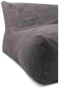 Czarny sztruksowy worek do siedzenia Sofa Lounge – SLOWDOWN