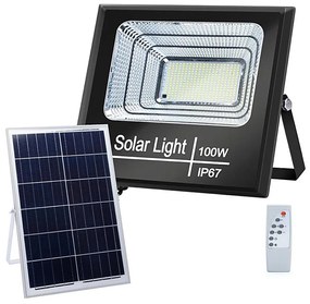 Aigostar - LED regulowany reflektor solarny LED/100W/3,2V IP67 + DO