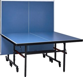 Stolik do Ping-Ponga SucceBuy, Profesjonalny Tenis Stołowy, MDF Wewnętrzny, Składany z Siatką do Szybkiego Zaciskania, Blokowane Kółka