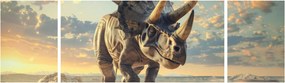 Obraz - Triceratops (170x50 cm)