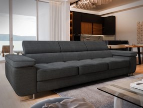 Masseno Sofa MOSINE z funkcją spania, Rozkładana sofa - Grafitowy, POSO 34