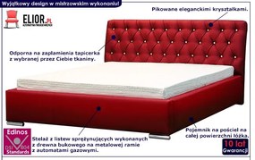 Łóżko z pojemnikiem na pościel Luxor 2X 140x200 Larkso 7X