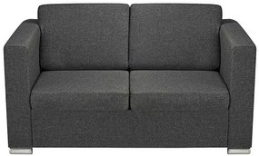 Dwuosobowa ciemnoszara sofa loftowa - Sigala 2Q