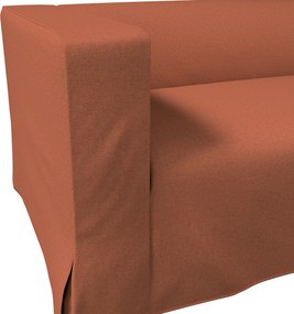 Pokrowiec na sofę Klippan 2-osobową długi z kontrafałdami