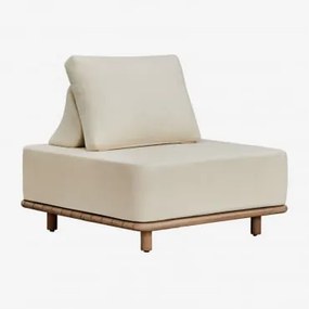 Fotel Z Akacji Portet Gardenia Biel - Sklum