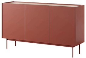 Cosin - Komoda trzydrzwiowa, CERAMIC RED