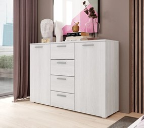 Komoda GALAXY 2D4S 132cm abisko ash HELVETIA