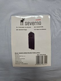 Granatowy Pokrowiec Ochronny na Odzież Baggi Long 150x60x15 cm - SEVERNO Home