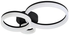 Searchlight 62793BK - Ściemnialna oprawa sufitowa LED TRIPLE LED/25W/230V