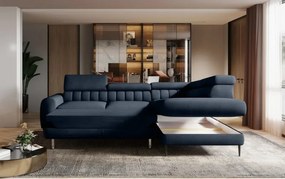 Narożnik NAVAS L z funkcją spania tkanina Promocyjna CURIO 78 WERSAL