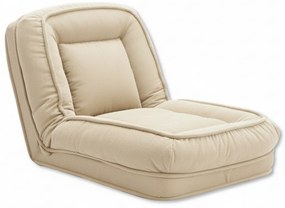 Relaksacyjny fotel z regulacją LAZY SOFA, beżowy