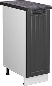 Szafka apteczna antracytowy domek wiejski 30x60x82 fame-line