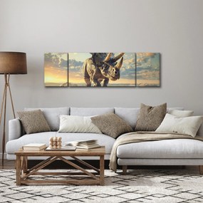 Obraz - Triceratops (170x50 cm)