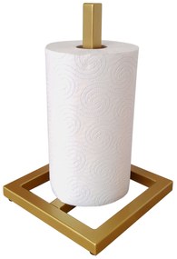 Stojak uchwyt kuchenny na ręcznik papierowy złoty LOFT