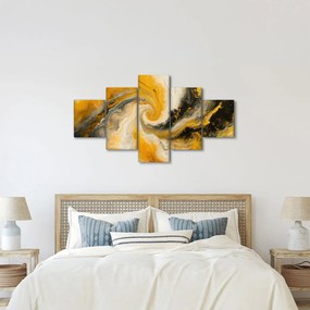 Obraz - Abstrakcja spiralna (125x70 cm)