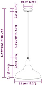Niebieska lampa z regulacją wysokości H0-K08