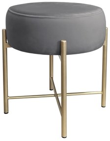 Taboret Pola noga metalowa złota BL14