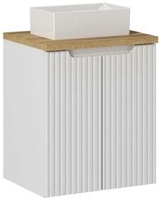 Szafka pod umywalkę NOVA WHITE 82-50-2D 50cm biała COMAD