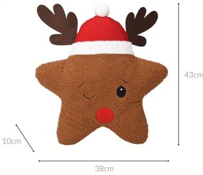 Dekoracyjna poduszka świąteczna, 43 cm