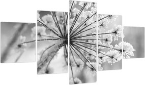 Obraz - Kwiat w zimie (125x70 cm)