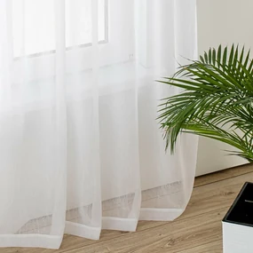 Homede Firana Kresz Eyelets silver, biały, 280 x 175 cm, 280 x 175 cm