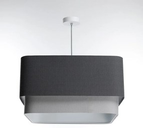 Lampa wisząca KWADRO DUO 007 51x47cm grafitowa/szara BPS KONCEPT