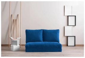 Niebieska rozkładana sofa 120 cm Taida – Balcab Home