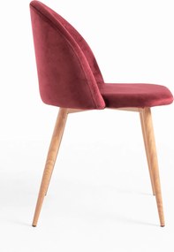 Zestaw 4 Krzese Vint Aksamitne