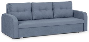 Kanapa sofa 3 os z funkcją spania BERLIN Granatowy