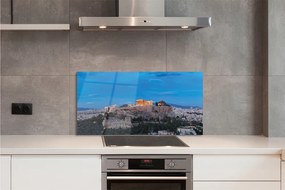 Panel Szklany Klasyczna Panorama Aten