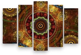 Obraz wieloczęściowy Boho, 105x70 cm