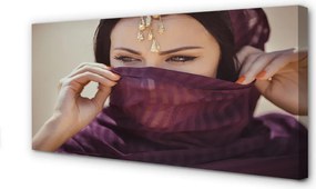 Obraz na płótnie Kobieta w Fiolecie