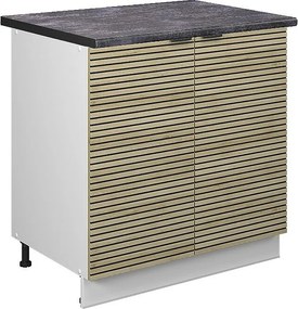 Szafka pod zlew panel dębowy 80x60x82 fame-line