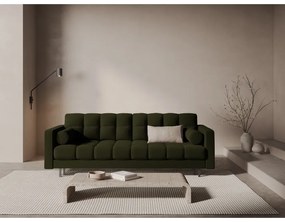 Zielona rozkładana sofa ze schowkiem 222 cm Bali – Cosmopolitan Design