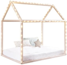 Drewniany domek dla dzieci, dekoracja - 115 x 66 x 126 cm